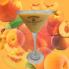 Perfect Peach Martini Glass