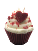 Red Velvet Cupcake Candle